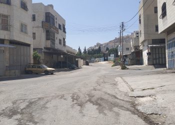 الاغلاق في بلاطة البلد بسبب فيروس كورونا